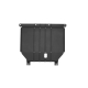 Защита картера и коробки передач для BAIC X35 2023-н.в. 1.5 бензин AT FWD NLZ сталь, с крепежом / БАИК Икс 35