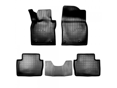Коврики 3D в салон Norplast чёрные для Mazda 3 BP 2019-2021